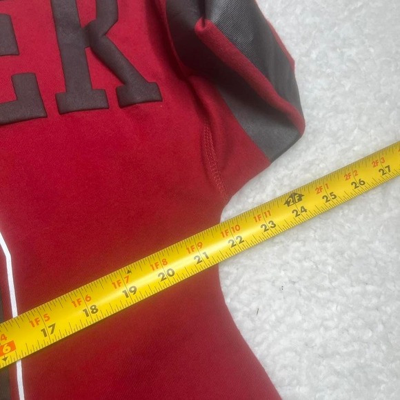 NWT Harry Potter women's red spirit jersey 07 hogwarts oversized xs - Picture 5 of 5